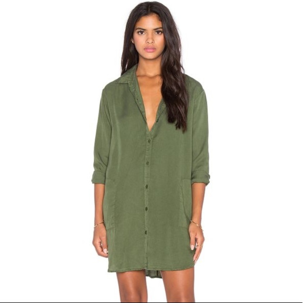 LACAUSA BUTTON UP DRESS OR TOP
